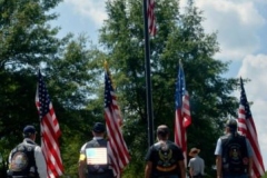 Sons of Hoosick Falls Tribute Flag - Barlow's Knoll Flag - Gettysburg Battlefield - 31 July 2014 