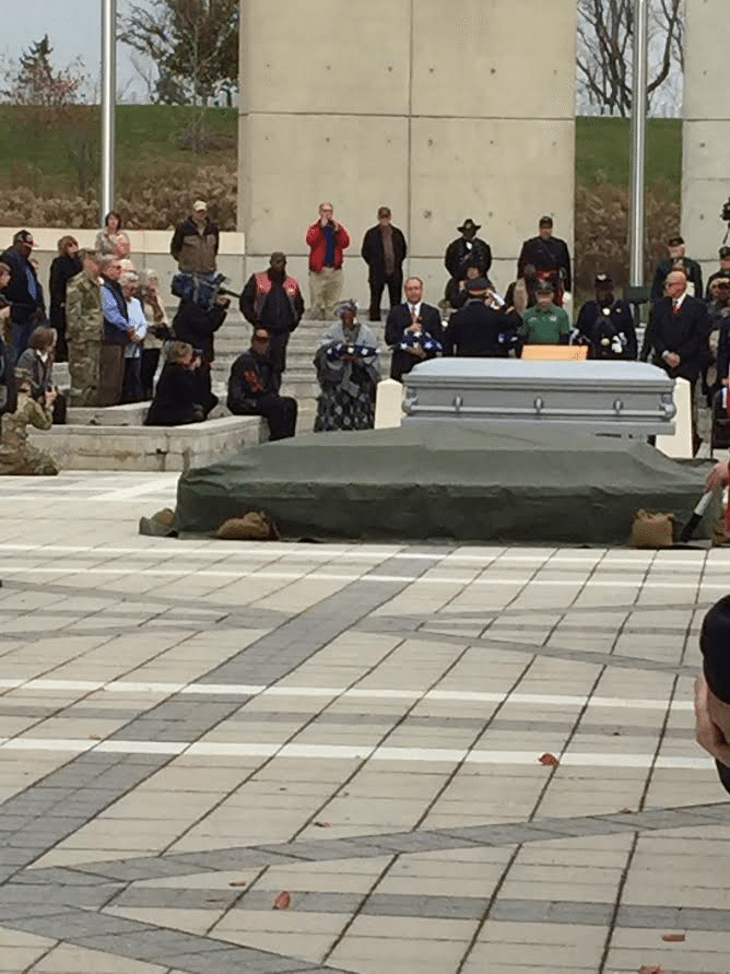 CIVIL WAR HEROES RE-INTERMENT INDIANTOWN GAP NATIONAL CEMETERY NOV 2016