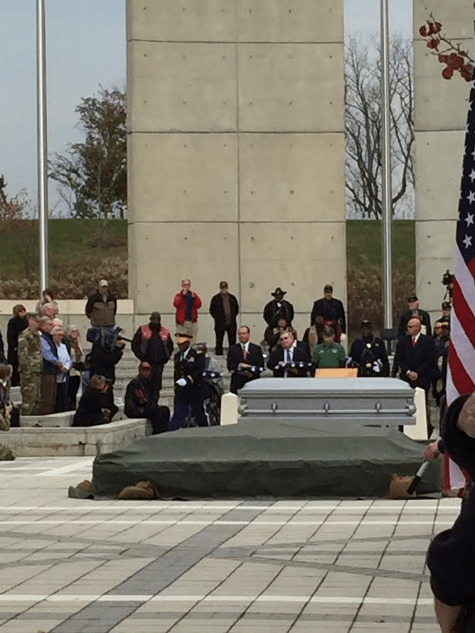 CIVIL WAR HEROES RE-INTERMENT INDIANTOWN GAP NATIONAL CEMETERY NOV 2016